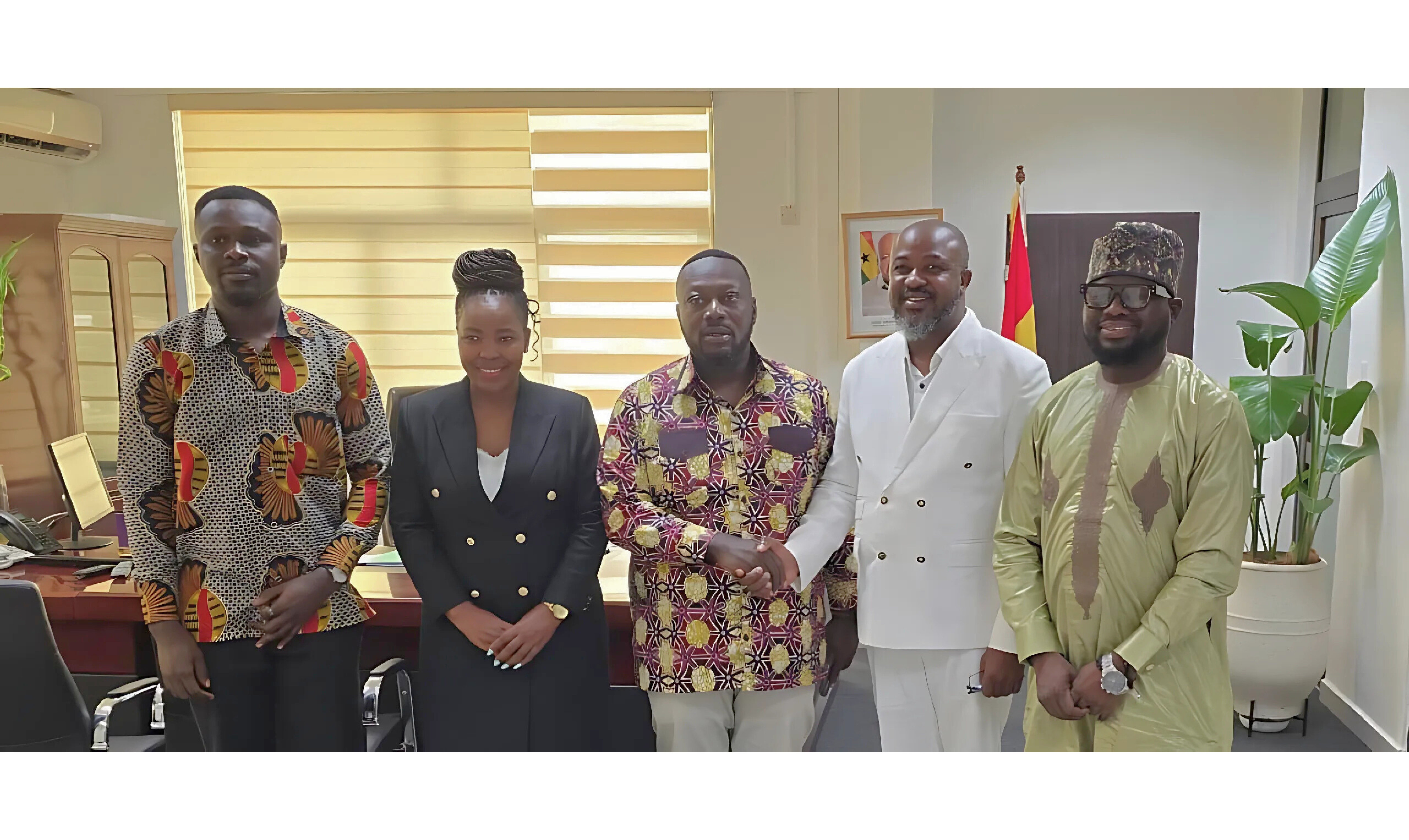 Hon. Minister Mr. George Opare Addo meeting with SACGRA